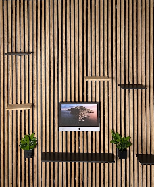 Wandpaneel Beispiel Wohnzimmer